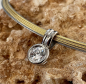 Preview: Zirkonia Anhänger 7mm rund 585WG